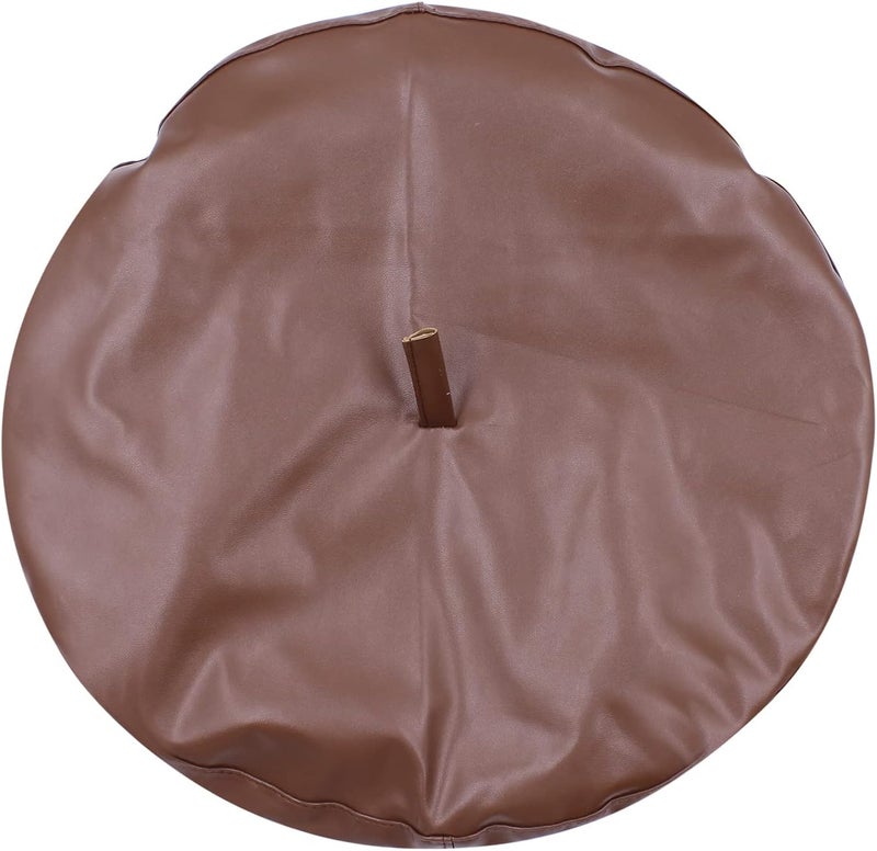 MINGSEECESS Women PU Leather French Black Beret Hat Causal Beanie Hat - Image 3